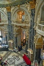 Architectural detail  Kunsthistorisches Museum Vienna Cafe Restaurant Royalty Free Stock Photo