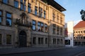 Architectural detail of the LWL Westphalian State Museum of Art and Cultural History located in the city of Munster, Germany