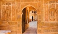 Architectural detail of the Mandir Palace, Jaisalmer, Rajasthan