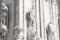 Milan, Italy - September 05, 2017: Milan Cathedral, Duomo di Milano - the gothic cathedral church of Milan.