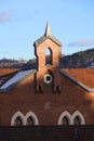 Architectural detail of the medieval Akershus Fortress in Oslo, Norway, Europe. Royalty Free Stock Photo