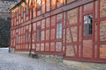 Architectural detail of the medieval Akershus Fortress in Oslo, Norway, Europe. Royalty Free Stock Photo