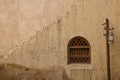 Architectural detail of Nizwa Fort, Nizwa, Oman Royalty Free Stock Photo