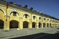 Architectural detail of an old building in St.-Petersburg Royalty Free Stock Photo