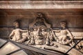 Architectural detail from Old Havana building facade Royalty Free Stock Photo