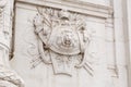 Architectural detail from the ornate exterior of Il Vittoriano