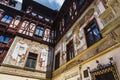 Architectural detail from Peles castle Royalty Free Stock Photo