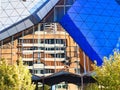 Architectural Detail, Modern Perth RAC Arena, Perth CBD, Western Australia Royalty Free Stock Photo