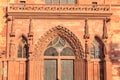 Architectural detail of the protestant cathedral of Basel