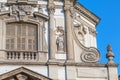 Architectural detail of the Roman Catholic Baroque San Giuseppe Royalty Free Stock Photo