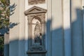 Architectural detail of the Roman Catholic Baroque San Giuseppe Royalty Free Stock Photo