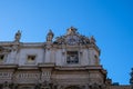 Architectural detail of Saint Peter\'s Basilica in Vatican City, Rome Royalty Free Stock Photo