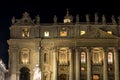 Architectural detail of Saint Peter\'s Basilica in Vatican City, Rome Royalty Free Stock Photo