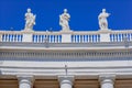 Architectural detail in Saint Peter Square in Vatican, Rome,Italy Royalty Free Stock Photo