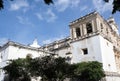 Architectural detail of the San Francisco el Grande church in Antigua Guatemala Royalty Free Stock Photo