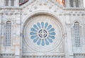 architectural detail of Santa Luzia basilica in Viana do Castelo in northern Portugal Royalty Free Stock Photo