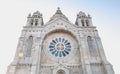 architectural detail of Santa Luzia basilica in Viana do Castelo in northern Portugal Royalty Free Stock Photo