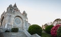 architectural detail of Santa Luzia basilica in Viana do Castelo in northern Portugal Royalty Free Stock Photo