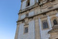 Architectural detail of the Sao Cristovao De Ovar parish church Royalty Free Stock Photo