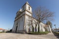 Architectural detail of the Sao Cristovao De Ovar parish church Royalty Free Stock Photo