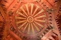 Dome of Jahangir palace in Red Fort of Agra Royalty Free Stock Photo