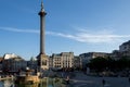 Architectural detail of Trafalgar Square in central London Royalty Free Stock Photo