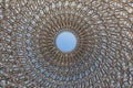 Architectural detail of UK pavilion at Expo 2015 in Milan, Italy