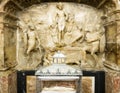 Architectural detail of the Valencia Cathedral in Spain Royalty Free Stock Photo