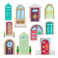 Architectural Detailed Doors Set