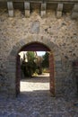 Architectural details of The Castle of Elvas Royalty Free Stock Photo