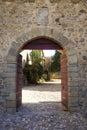 Architectural details of The Castle of Elvas Royalty Free Stock Photo