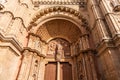 Architectural details of cathedral de Palma de Mallorca, Baleares, Spain Royalty Free Stock Photo