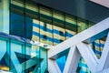 Architectural details of the Convention Center in Baltimore, Mar