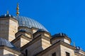 Architectural details of Eminonu New Mosque or Yeni Cami in Istanbul Royalty Free Stock Photo