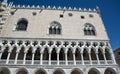 Architectural details facade of Doge`s Palace Palazzo Ducale,