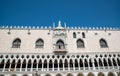 Architectural details facade of Doge`s Palace Palazzo Ducale,