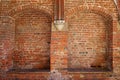 Architectural details of Holstentor gate, Lubeck, Germany. Royalty Free Stock Photo
