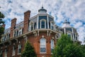 Architectural details of a house in Georgetown, Washington, DC Royalty Free Stock Photo