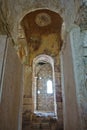 Architectural details inside Saint Nicholas church in Myra, Turkey Royalty Free Stock Photo