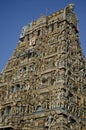 Architectural details of Kapaleeshwarar temple at Mylapore,Chennai,Tamilnadu,India Royalty Free Stock Photo