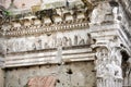 Architectural details of Minerva forum. Rome, Italy Royalty Free Stock Photo