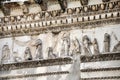 Architectural details of Minerva forum. Rome, Italy Royalty Free Stock Photo