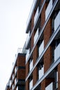 Architectural details of modern apartment building Royalty Free Stock Photo