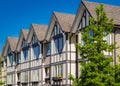 Architectural details of modern apartment building. New Modern Apartment Buildings in Vancouver BC Royalty Free Stock Photo