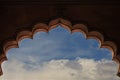 Architectural details and nice background for creative composites from Agra Fort Royalty Free Stock Photo