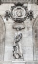 Architectural details of Opera National de Paris: Dance Facade sculpture by Carpeaux. Royalty Free Stock Photo