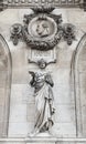 Architectural details of Opera National de Paris: Dance Facade sculpture by Carpeaux.