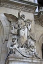 Architectural details of Opera National de Paris - Grand Opera, Paris, France Royalty Free Stock Photo