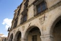 Architectural details of the Palace of the Marquis of The Conquest in the old town of Trujillo