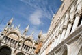 Architectural details - San Marco Square in Venice Royalty Free Stock Photo